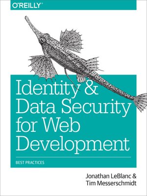 cover image of Identity and Data Security for Web Development